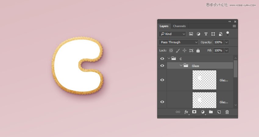 Photoshop制作可愛的糖果餅干字【英】