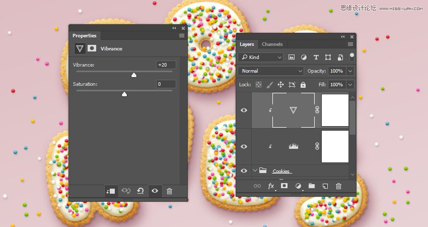 Photoshop制作可愛的糖果餅干字【英】