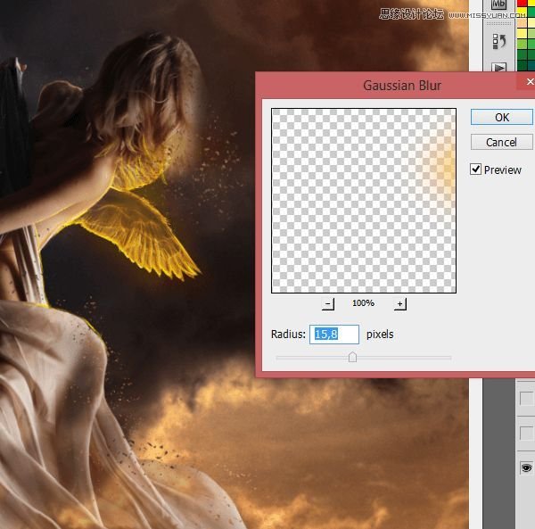 Photoshop合成在天空中飛行的天使【英】