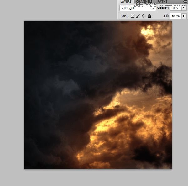 Photoshop合成在天空中飛行的天使【英】