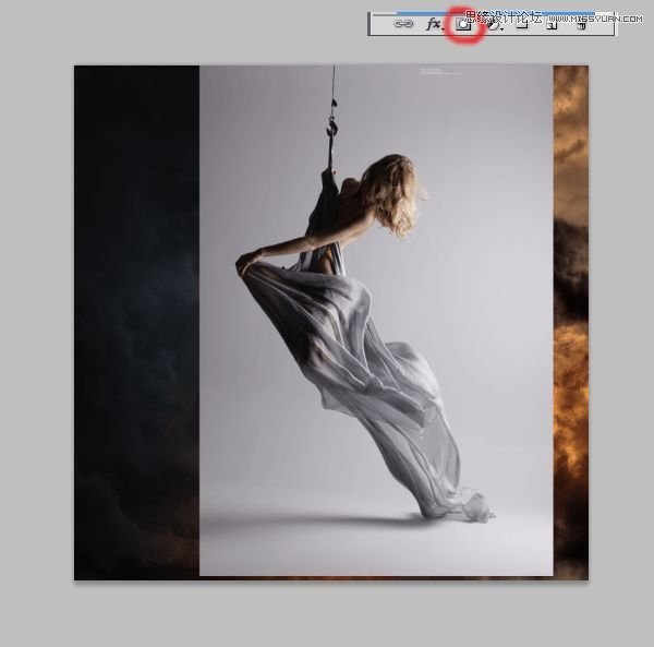Photoshop合成在天空中飛行的天使【英】