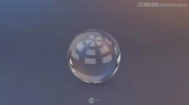 C4D制作透明的玻璃材質水晶城教程