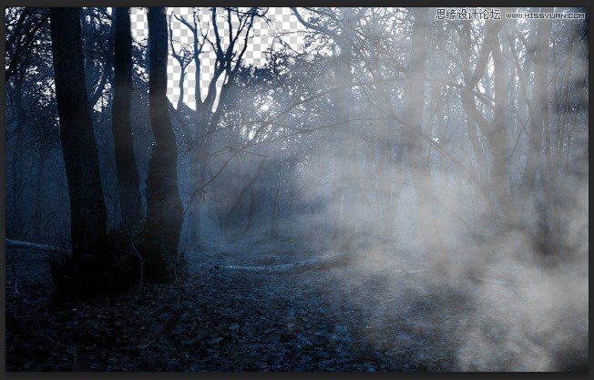 Photoshop合成被樹妖困住的女孩【英】