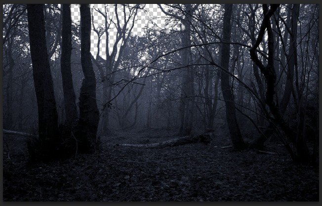 Photoshop合成被樹妖困住的女孩【英】