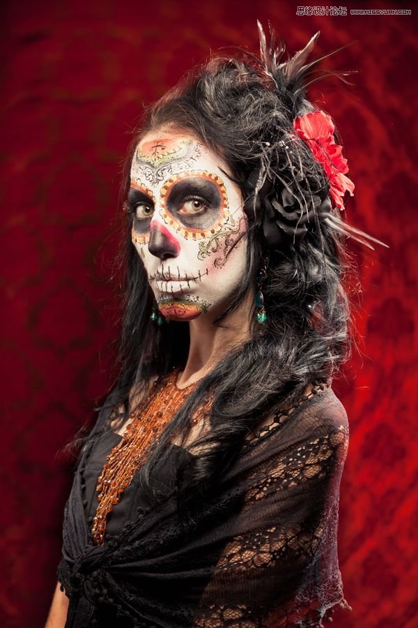 Photoshop合成恐怖特效的萬圣節(jié)人像【英】