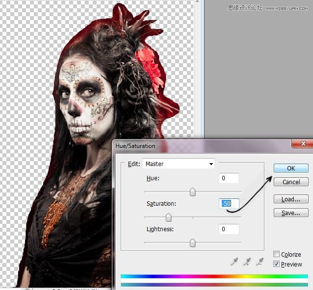 Photoshop合成恐怖特效的萬圣節(jié)人像【英】