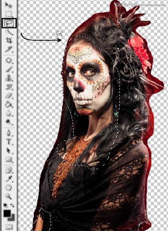 Photoshop合成恐怖特效的萬圣節(jié)人像【英】