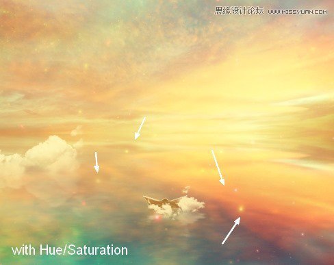 Photoshop合成絢麗空中翱翔的仙子【英】