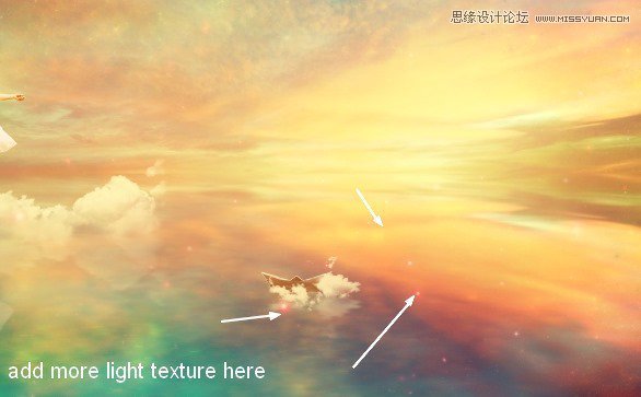 Photoshop合成絢麗空中翱翔的仙子【英】