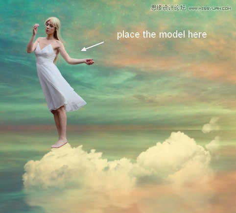 Photoshop合成絢麗空中翱翔的仙子【英】