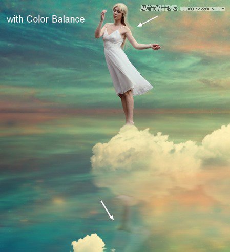 Photoshop合成絢麗空中翱翔的仙子【英】