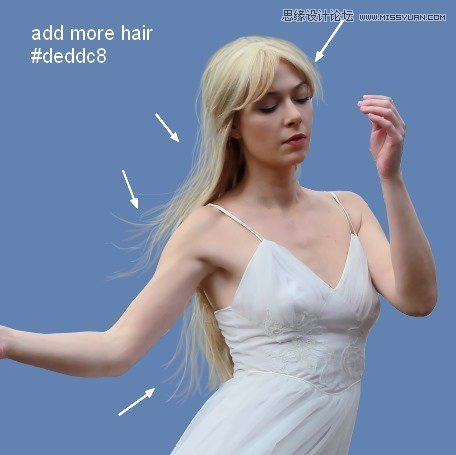 Photoshop合成絢麗空中翱翔的仙子【英】