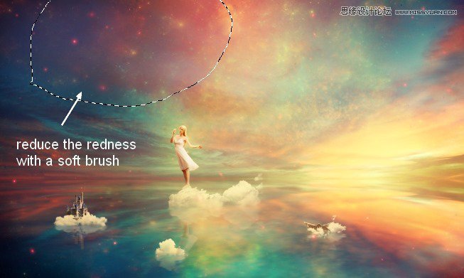 Photoshop合成絢麗空中翱翔的仙子【英】