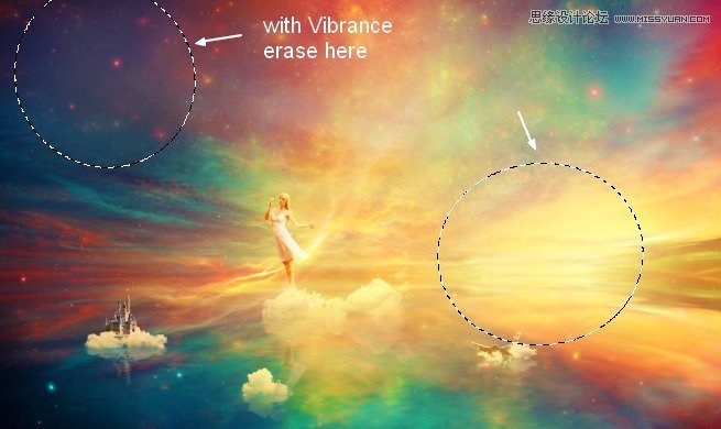 Photoshop合成絢麗空中翱翔的仙子【英】