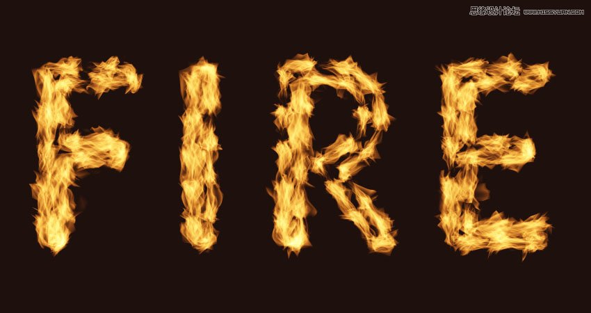 Photoshop設(shè)計(jì)火焰燃燒藝術(shù)字教程【英】