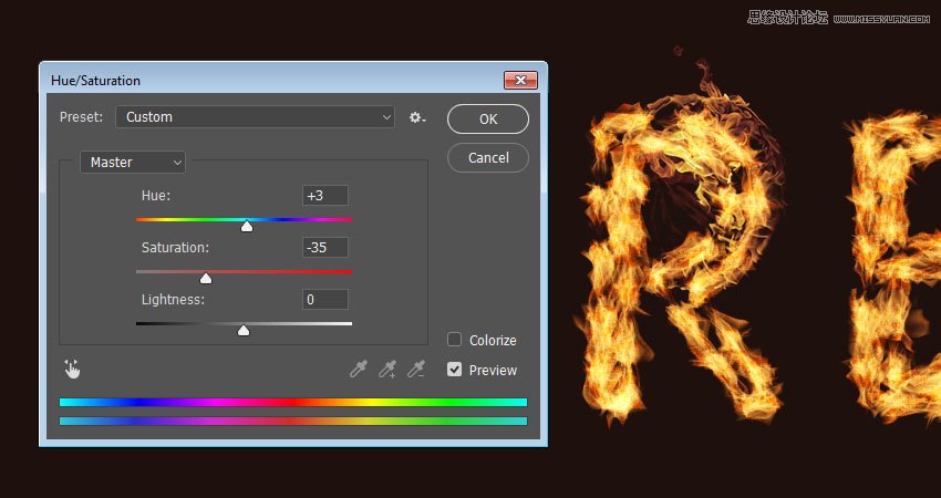 Photoshop設計火焰燃燒藝術字教程【英】