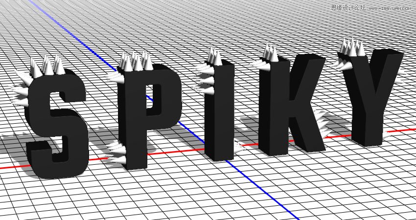 Photoshop制作金屬質(zhì)感的3D立體字【英】