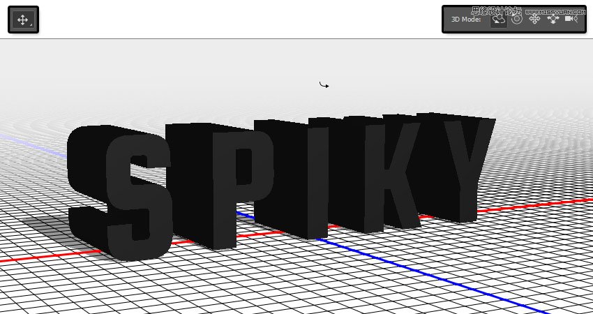Photoshop制作金屬質(zhì)感的3D立體字【英】