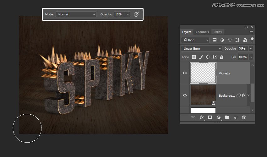 Photoshop制作金屬質(zhì)感的3D立體字【英】