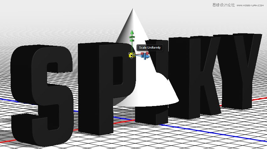 Photoshop制作金屬質(zhì)感的3D立體字【英】