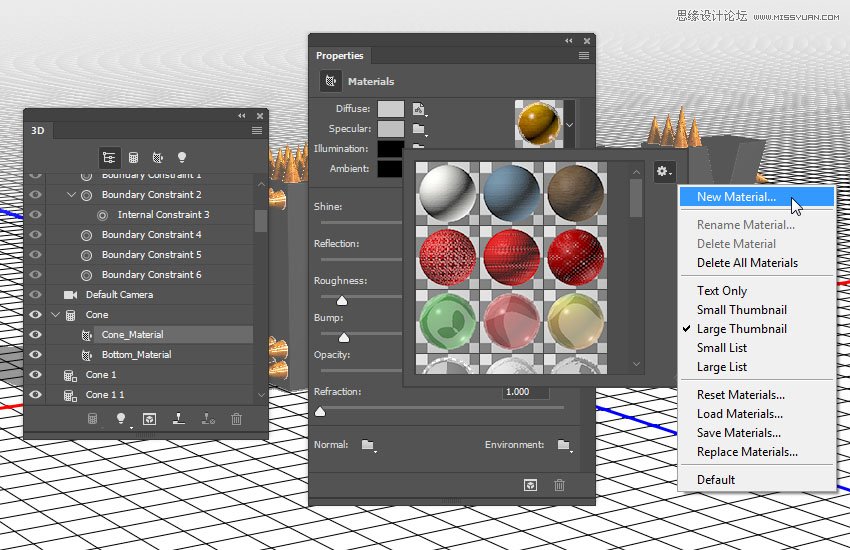 Photoshop制作金屬質(zhì)感的3D立體字【英】
