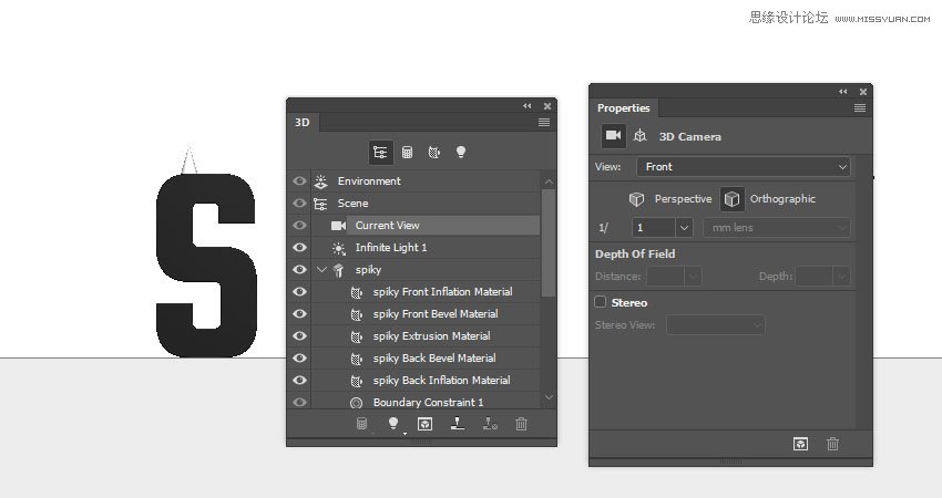Photoshop制作金屬質(zhì)感的3D立體字【英】