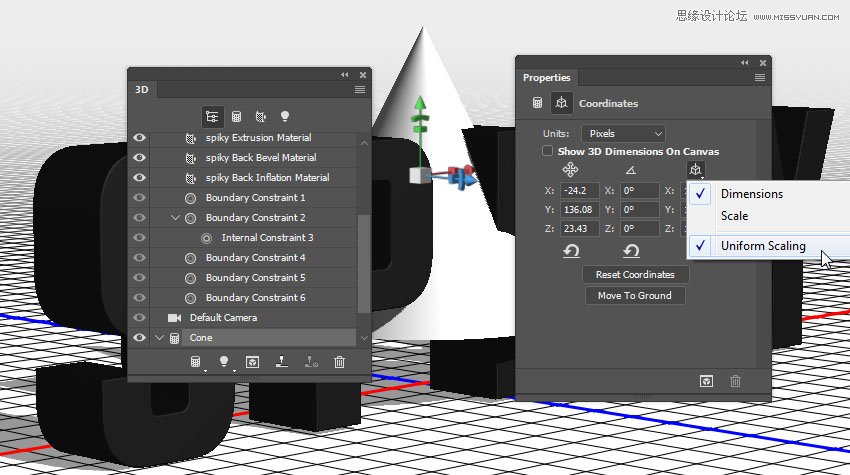 Photoshop制作金屬質(zhì)感的3D立體字【英】
