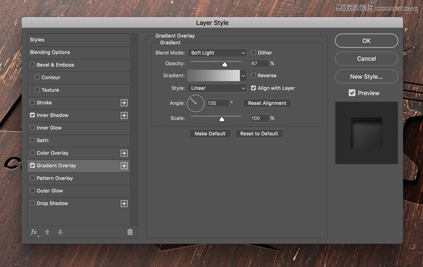 Photoshop����ľ�ذ�LOGO��ӡЧ����Ӣ��