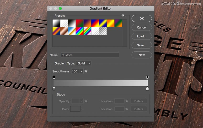 Photoshop����ľ�ذ�LOGO��ӡЧ����Ӣ��