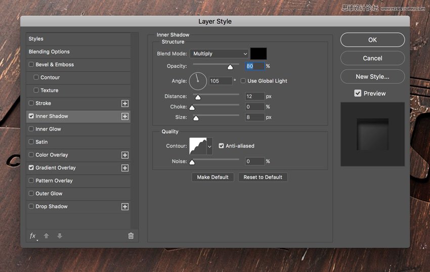Photoshop����ľ�ذ�LOGO��ӡЧ����Ӣ��