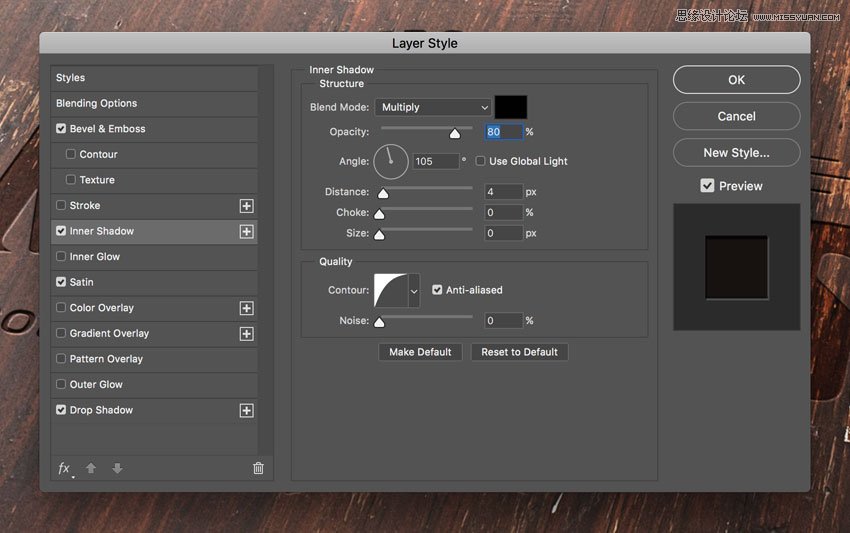 Photoshop制作木地板LOGO刻印效果【英】