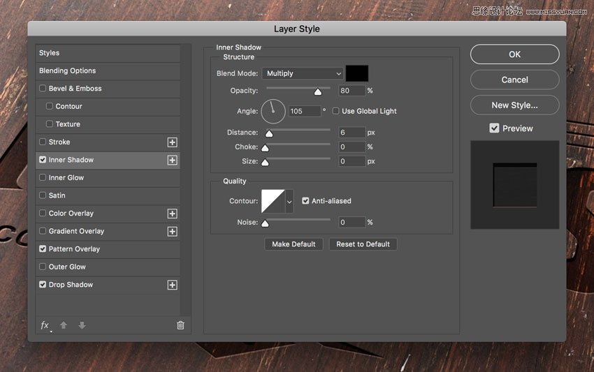 Photoshop制作木地板LOGO刻印效果【英】