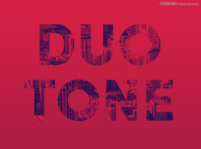 Photoshop制作復(fù)古雙重曝光字體