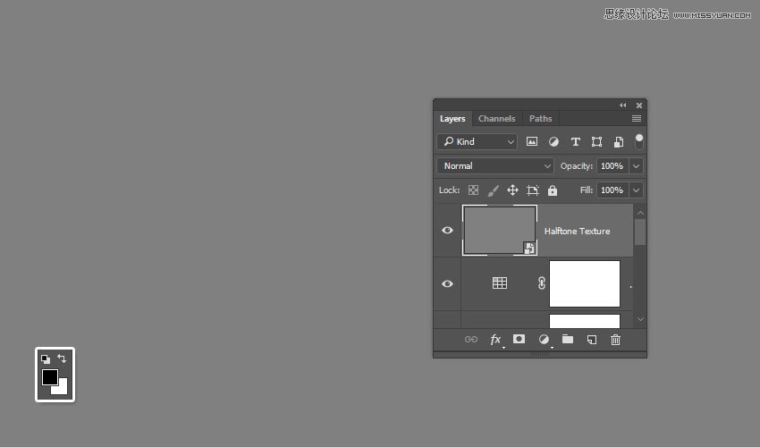 Photoshop制作復古雙重曝光字體
