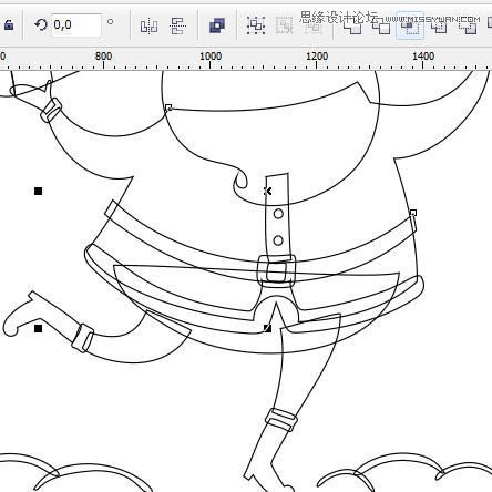 CorelDRAW繪制卡通風格的圣誕節插畫