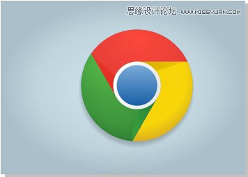 CorelDRAW繪制谷歌瀏覽器LOGO