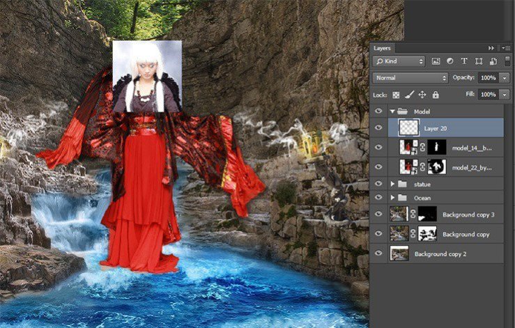 Photoshop合成正在施法的巫師【英】