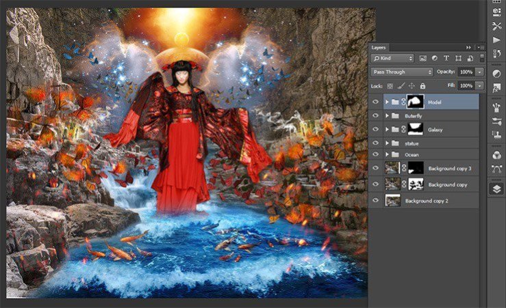 Photoshop合成正在施法的巫師【英】