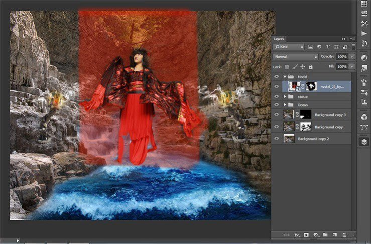 Photoshop合成正在施法的巫師【英】