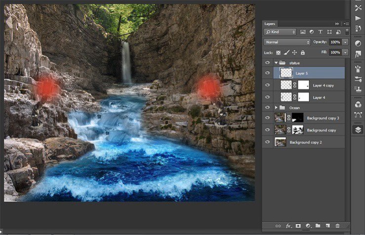Photoshop合成正在施法的巫師【英】