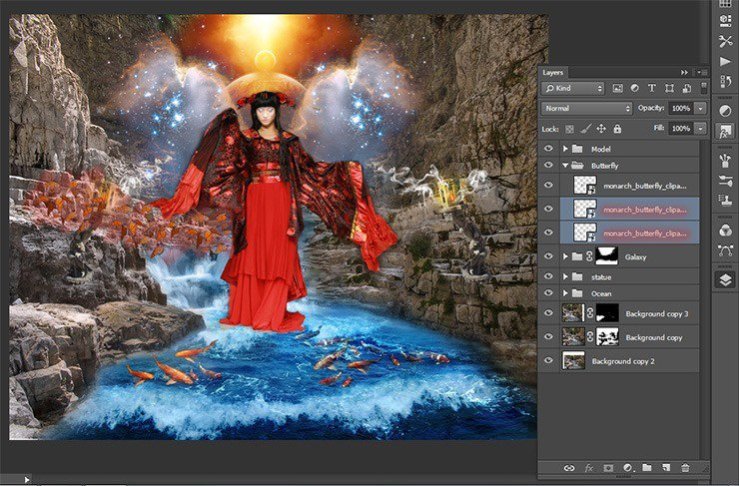 Photoshop合成正在施法的巫師【英】