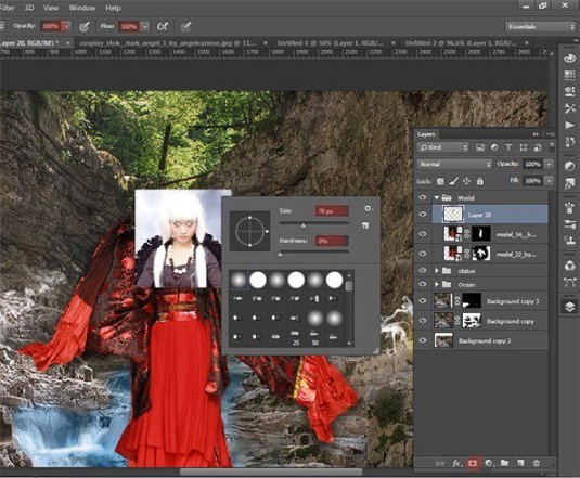 Photoshop合成正在施法的巫師【英】