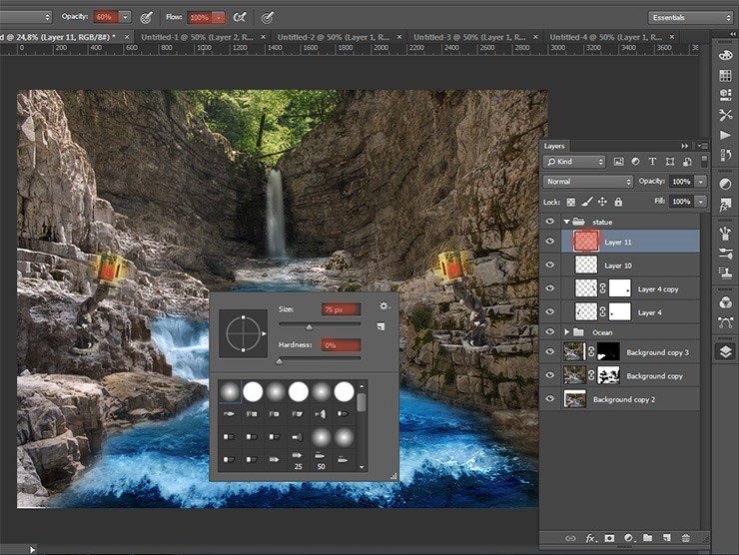 Photoshop合成正在施法的巫師【英】