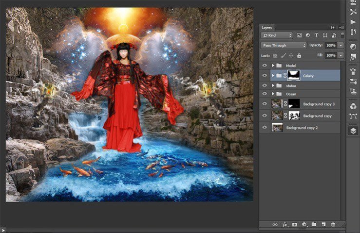 Photoshop合成正在施法的巫師【英】