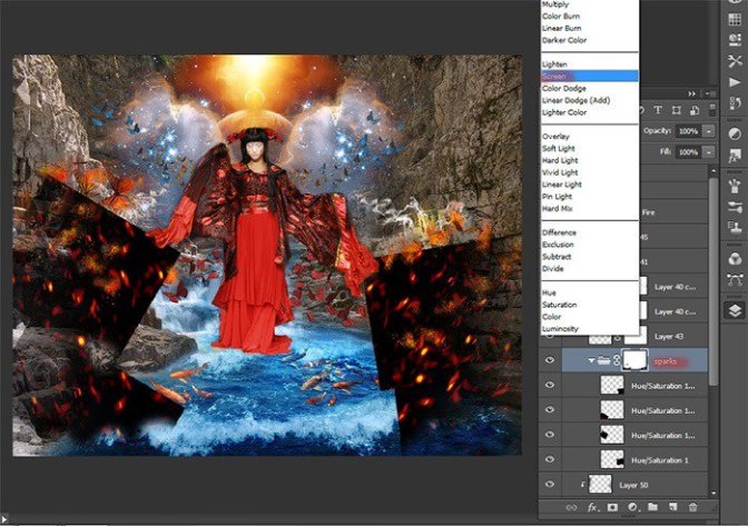 Photoshop合成正在施法的巫師【英】