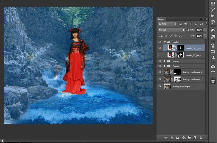Photoshop合成正在施法的巫師【英】