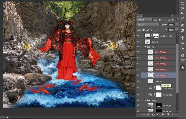 Photoshop合成正在施法的巫師【英】