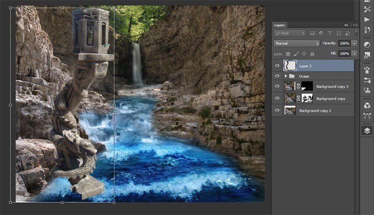 Photoshop合成正在施法的巫師【英】