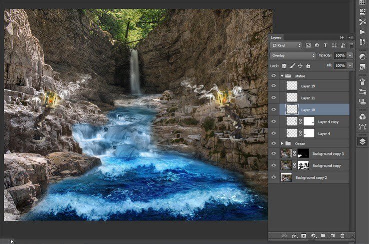 Photoshop合成正在施法的巫師【英】