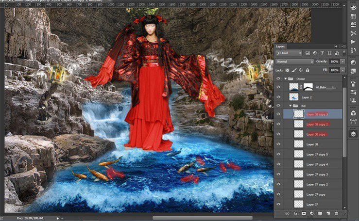 Photoshop合成正在施法的巫師【英】
